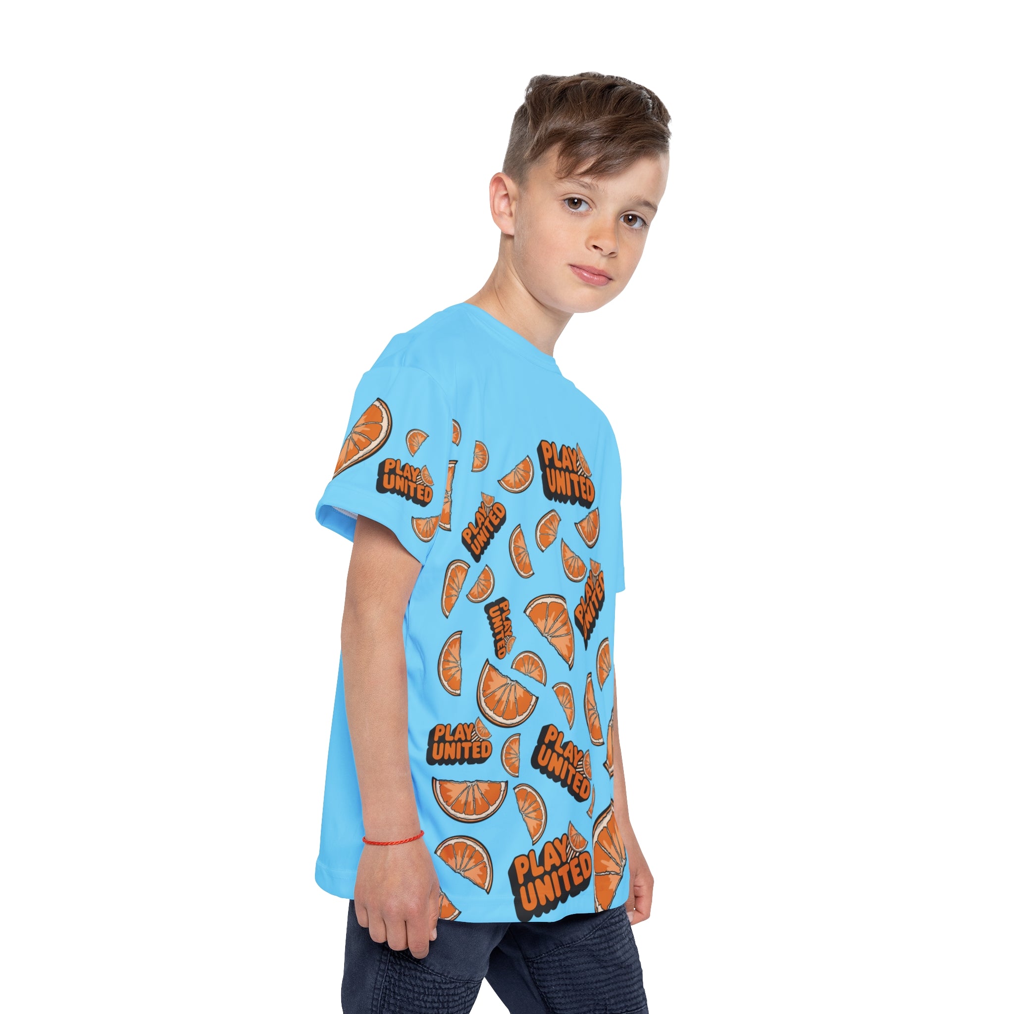 Play United Orange Slices Kids Sports Tee