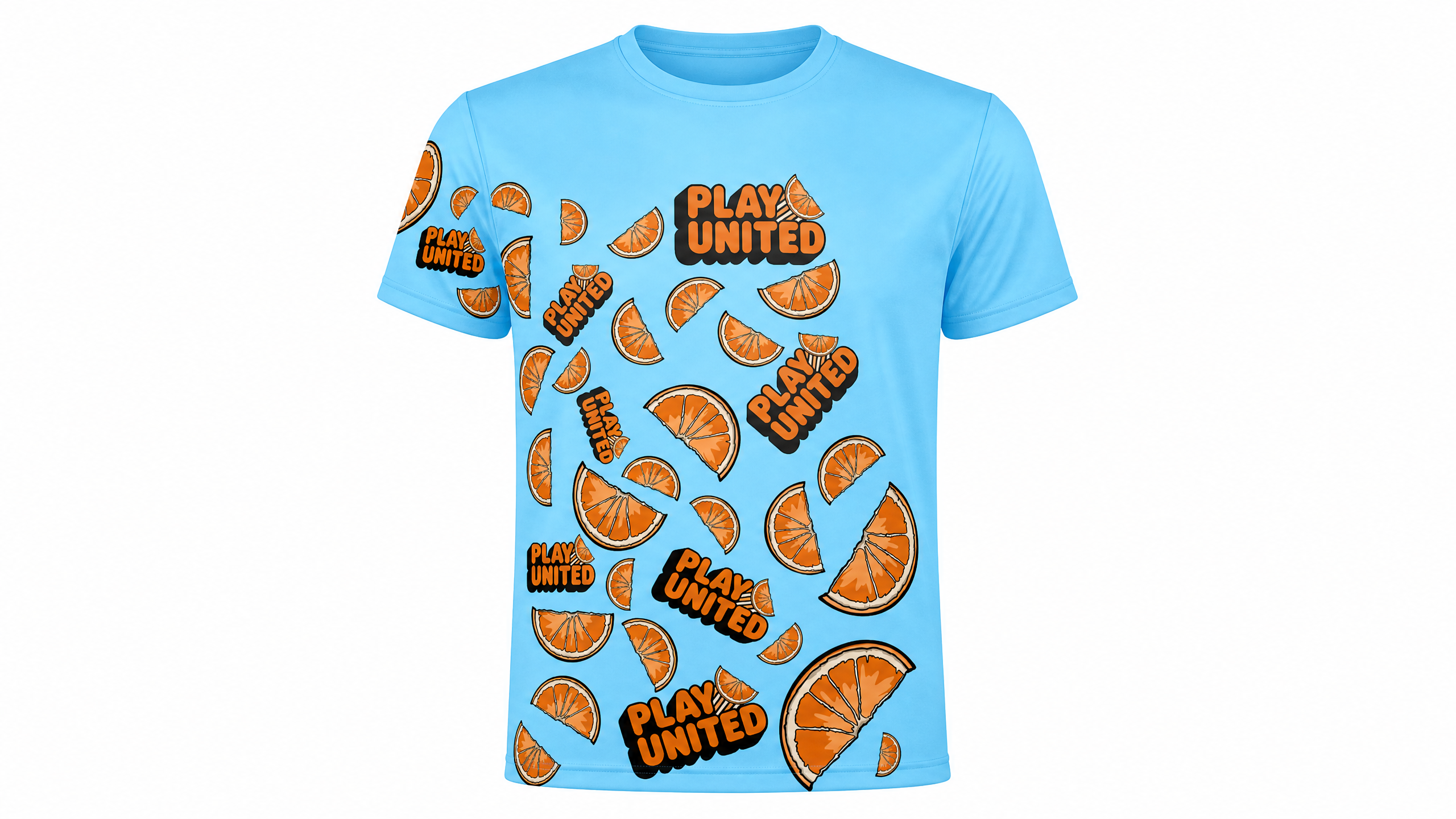 Play United Orange Slices Kids Sports Tee