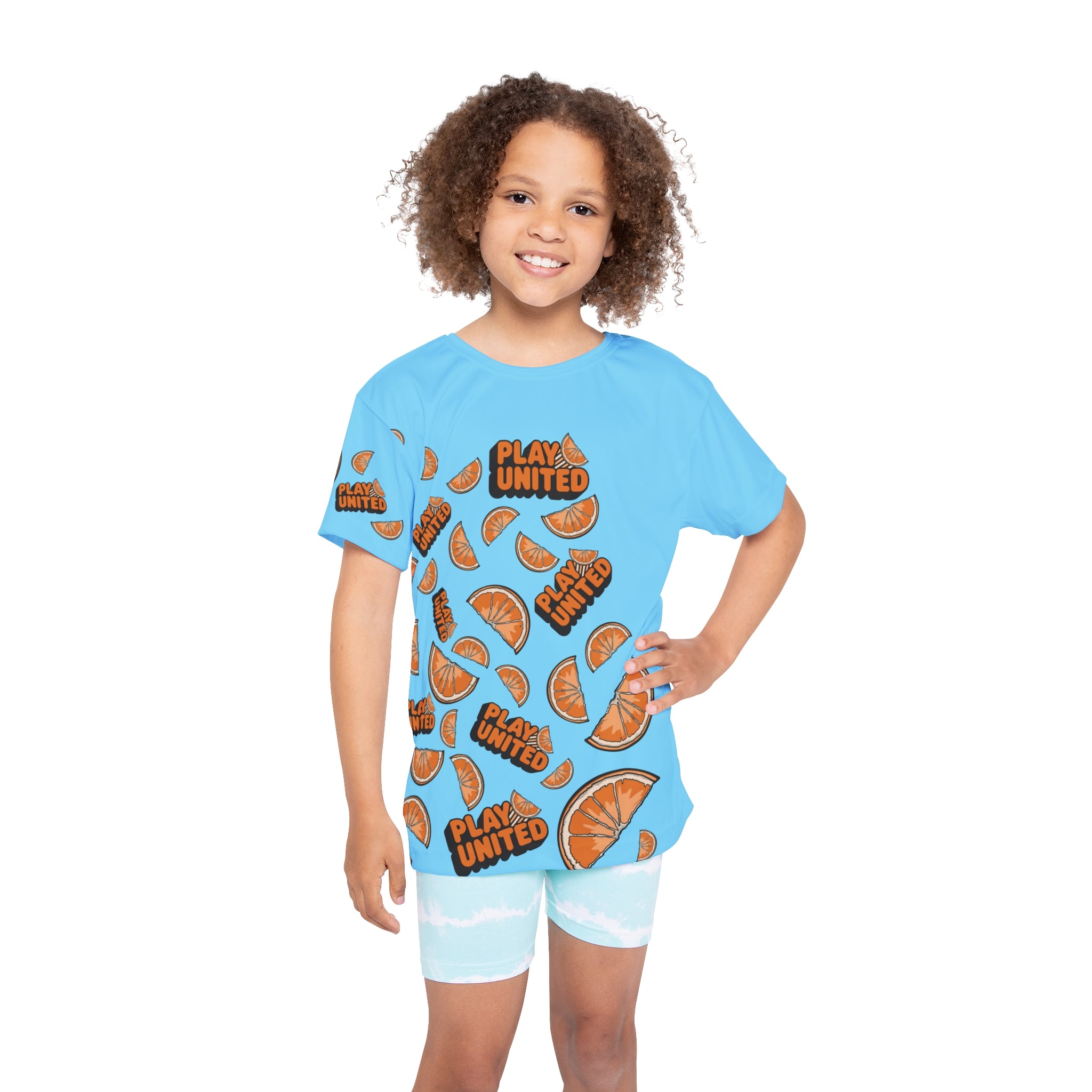 Play United Orange Slices Kids Sports Tee