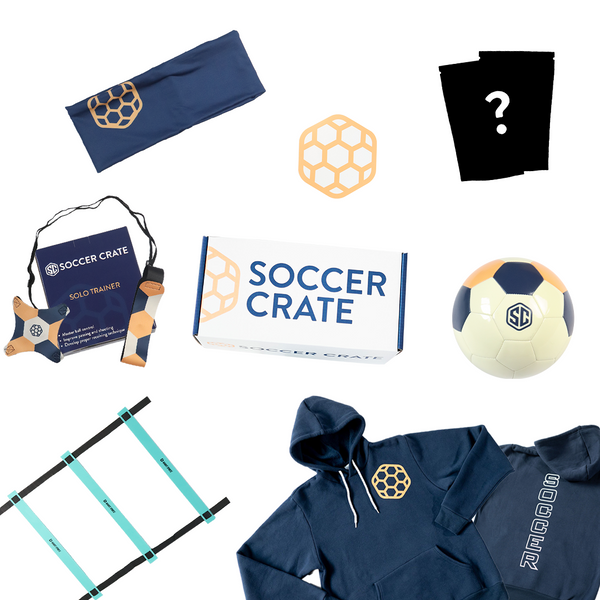 soccer crate, soccer headband, soccer solo trainer, soccer hoodie