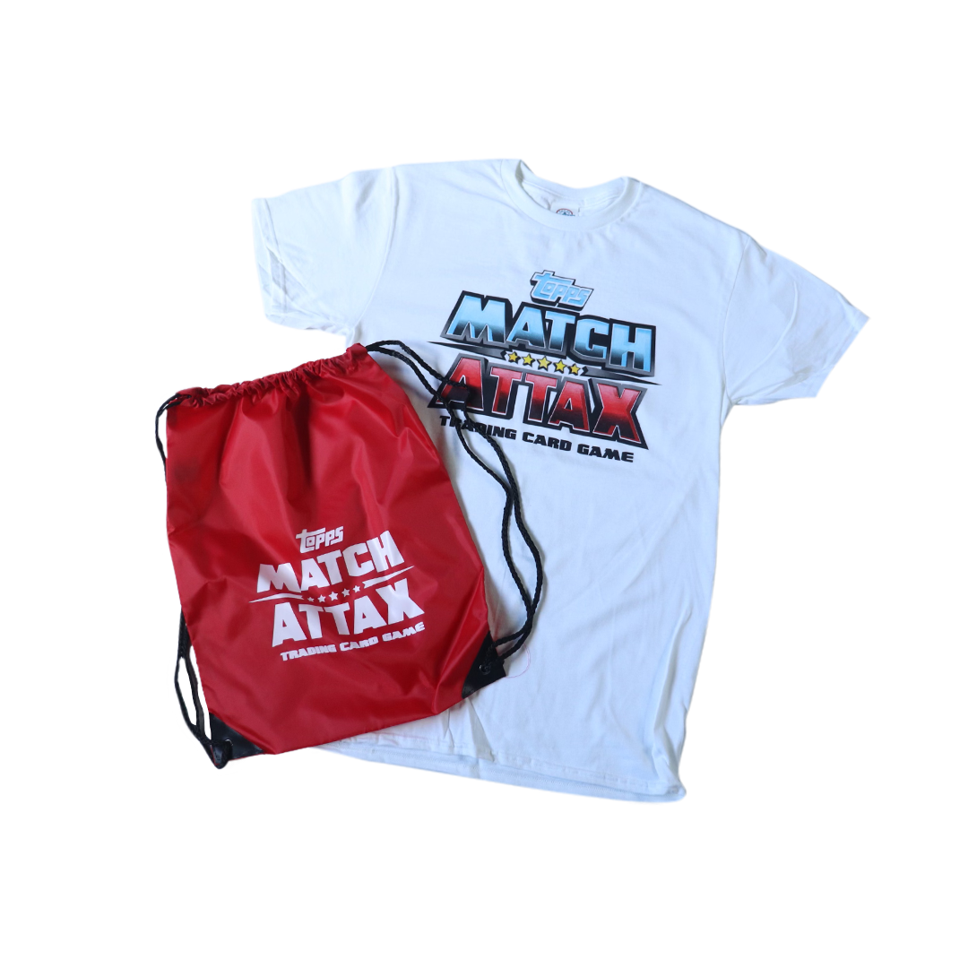 Free Topps Match Attax T-Shirt and Drawstring Backpack