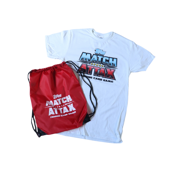 Free Topps Match Attax T-Shirt and Drawstring Backpack